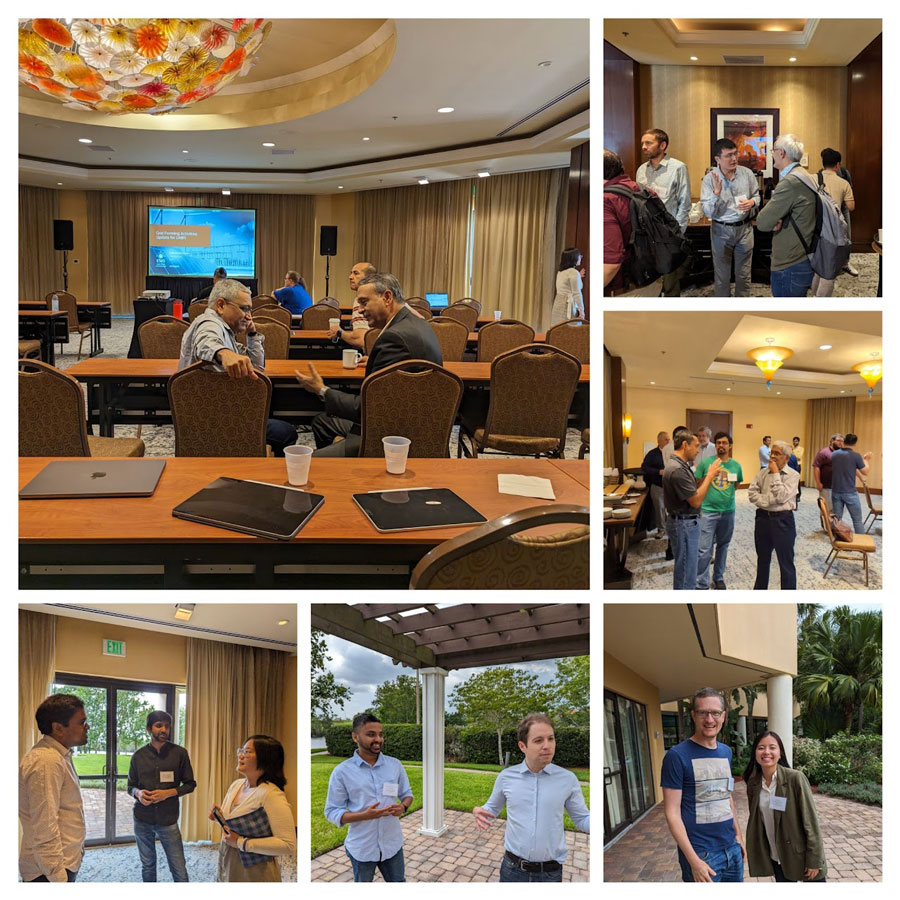 Collage of unifi members at the July 2023 general meeting.