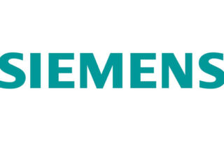 Siemens logo.